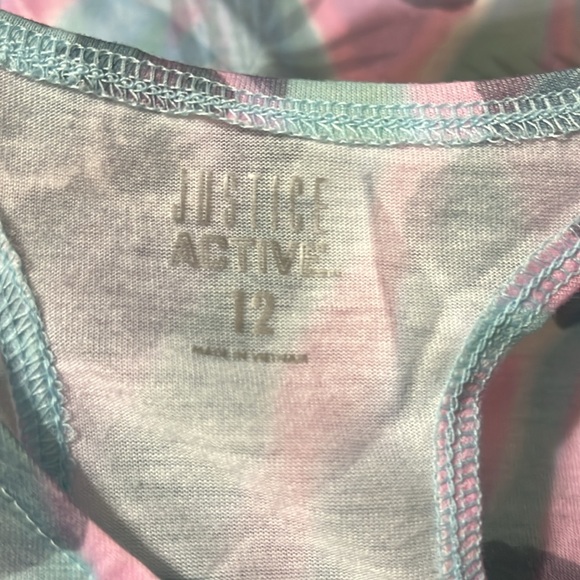 Justice Girls 2 Piece active wear set Size 12 EUC - Picture 7 of 11